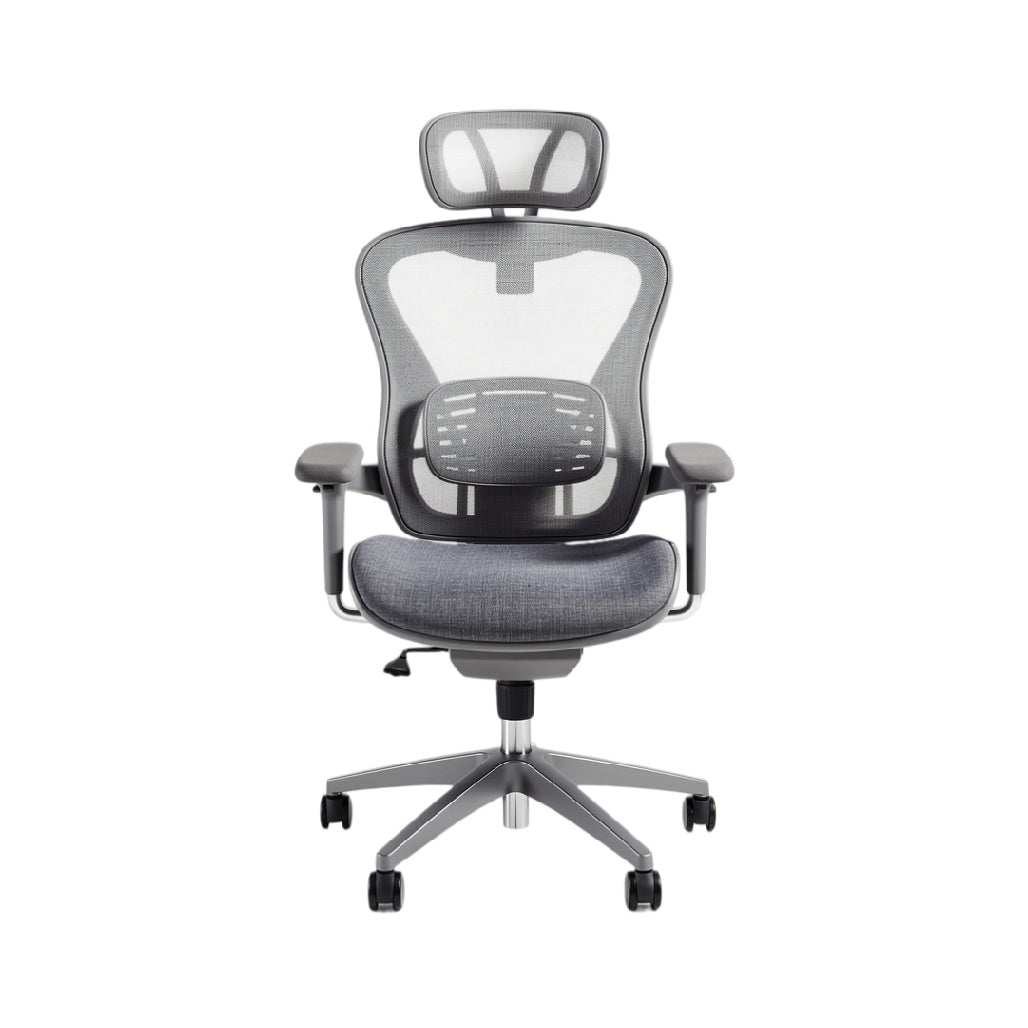 **Ergonomische bureaustoel met mesh rugleuning en verstelbare functies**